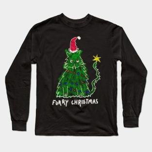 christmas cat Long Sleeve T-Shirt